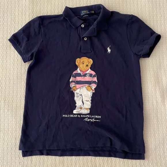 Women's short-sleeved cotton polo shirt with 2 buttons - Picture 3 of 6